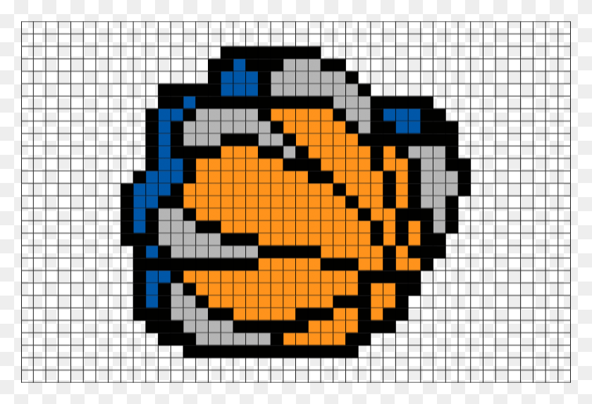 880x581 Descargar Png / Memphis Grizzlies Pixel Art, Pac Man Hd Png