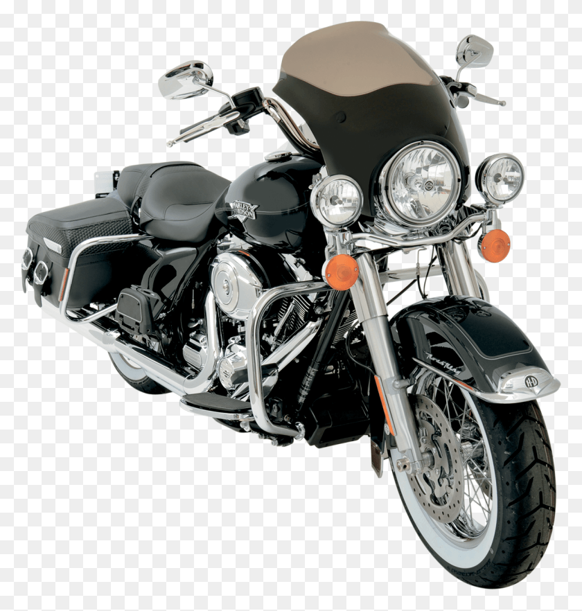 1138x1200 Descargar Png Memphis Shades Black Bullet Fairing 94 17 Harley Fairing On Road King, Motocicleta, Vehículo, Transporte Hd Png