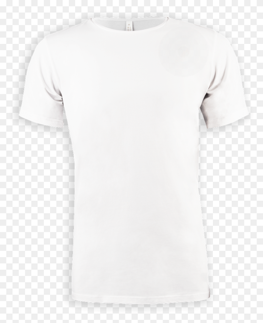 1431x1781 Men Bamboo T Shirt Round Neck White Tshirt Back, Clothing, Apparel, T-shirt HD PNG Download