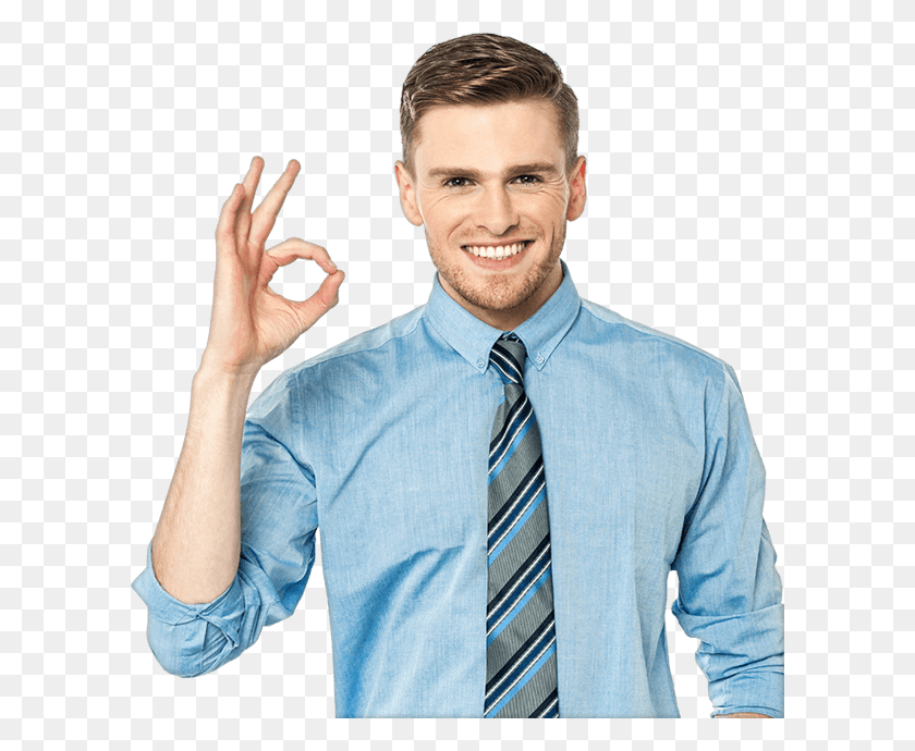 600x630 Men Man Doing Perfect Sign, Tie, Accessories, Accessory HD PNG Download