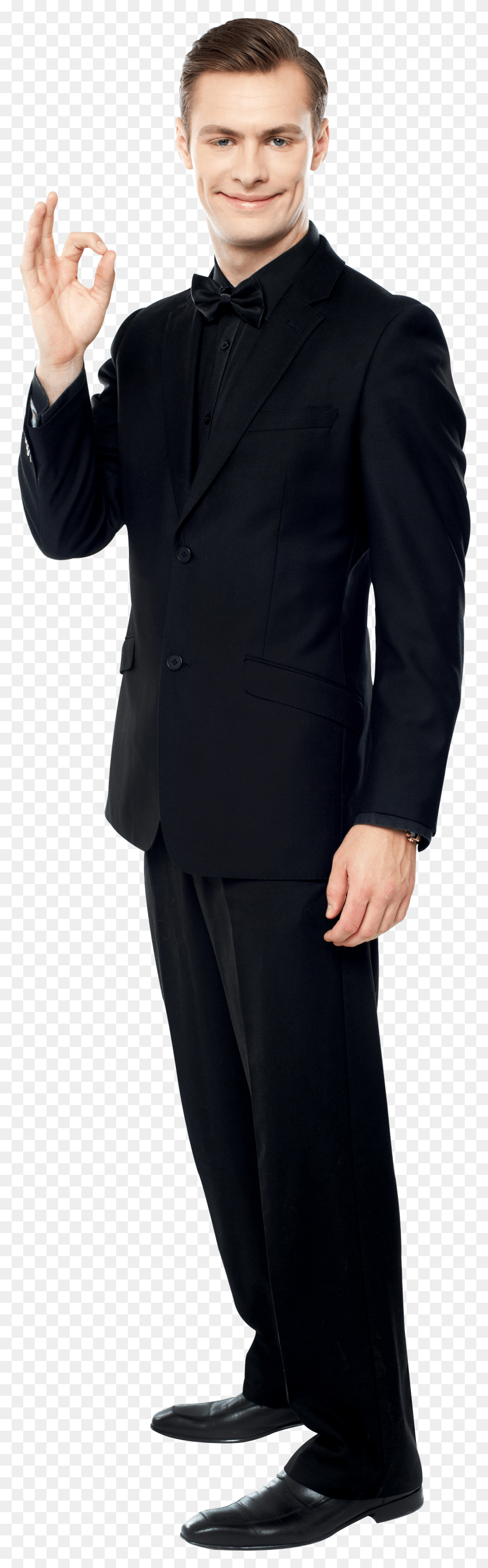 1227x4147 Men Pointing Perfect Symbol Image Perfect Man, Clothing, Apparel, Suit HD PNG Download