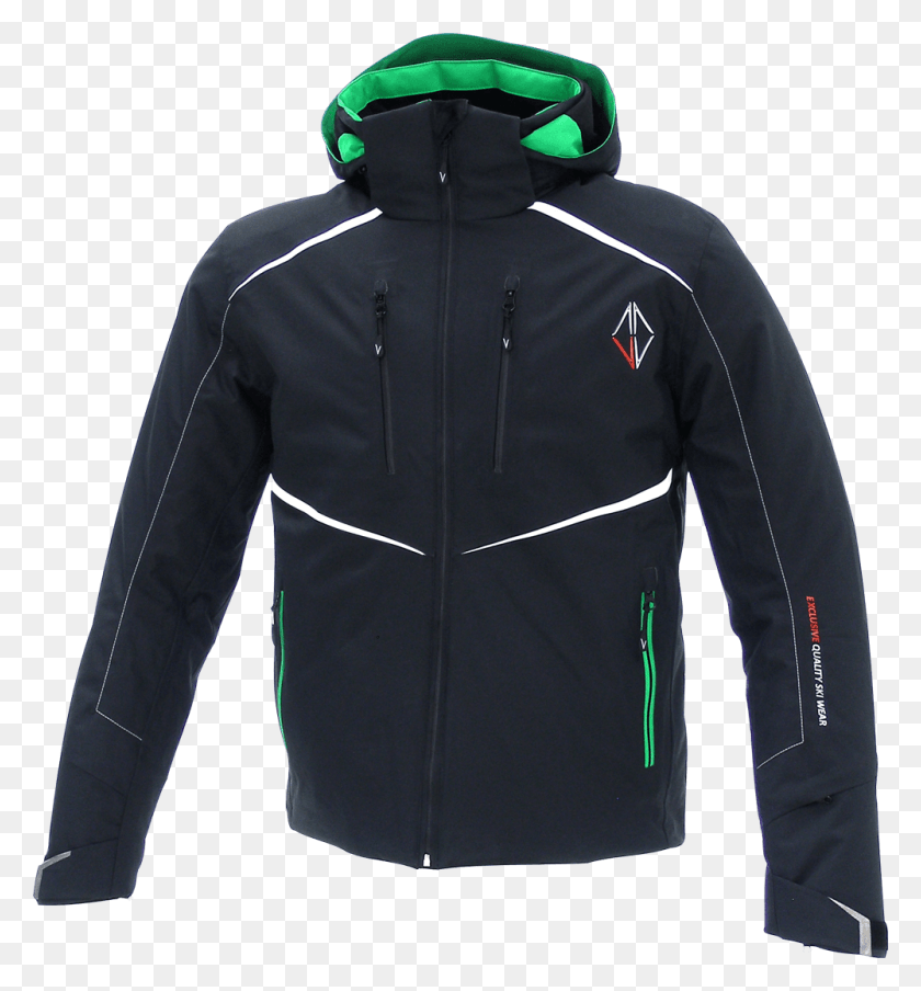1000x1083 Men Supreme Jacket Black Front Hoodie, Clothing, Apparel, Coat Descargar Hd Png