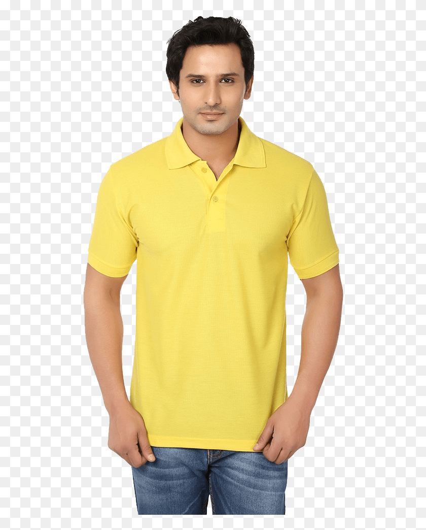 514x984 Men Wearing Shirts Yellow T Shirt Blue Jeans, Clothing, Apparel, Shirt HD PNG Download