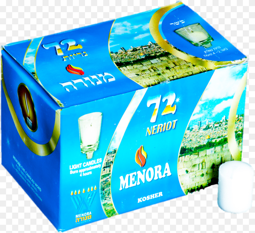 Menora Neriot 72 6hr Menorah, Box Clipart PNG
