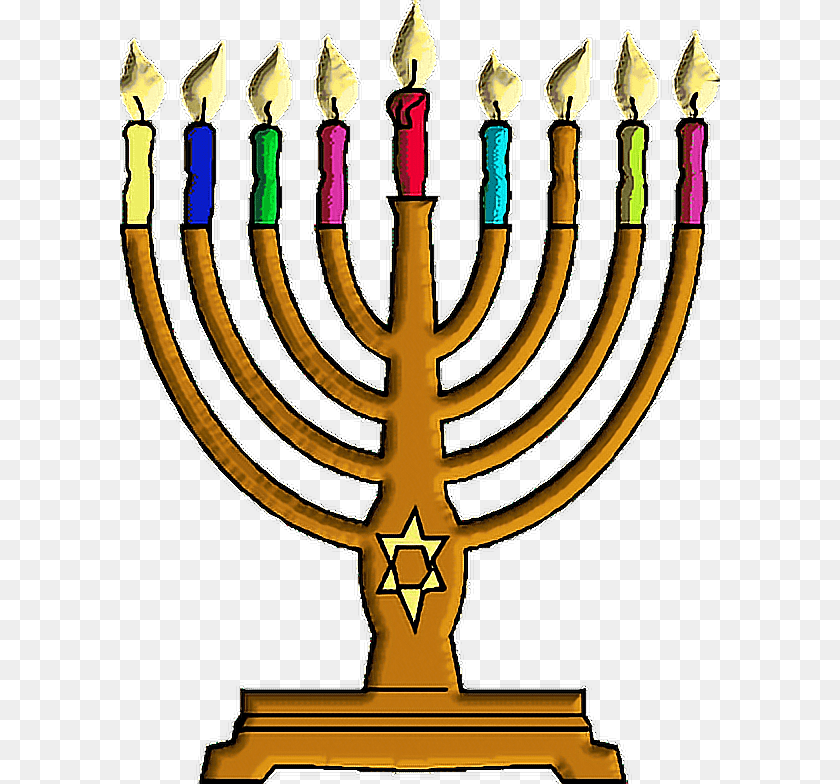 600x784 Menorah Hanukkah Happyhanukkah Freetoedit, Festival, Hanukkah Menorah, Candle Sticker PNG