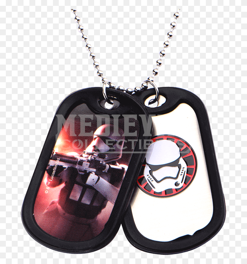 701x839 Mens First Order Double Dog Tag Necklace Locket, Pendant, Helmet, Clothing HD PNG Download