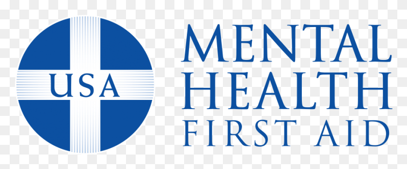 901x336 Descargar Png Primeros Auxilios De Salud Mental Logotipo De Primeros Auxilios De Salud Mental, Texto, Alfabeto, Símbolo Hd Png