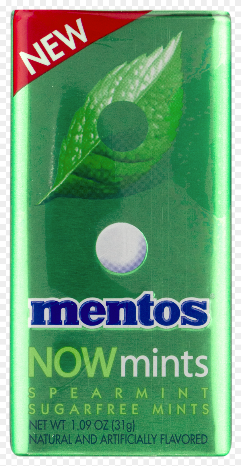 898x1800 Mentos Now Mints Spearmint Mentos Now Mint Tray, Tin, Bottle, Can HD PNG Download