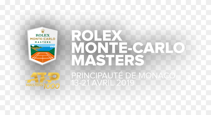 1172x601 Descargar Png Menú Atp Monte Carlo 2019 Logotipo, Texto, Etiqueta, Alfabeto Hd Png