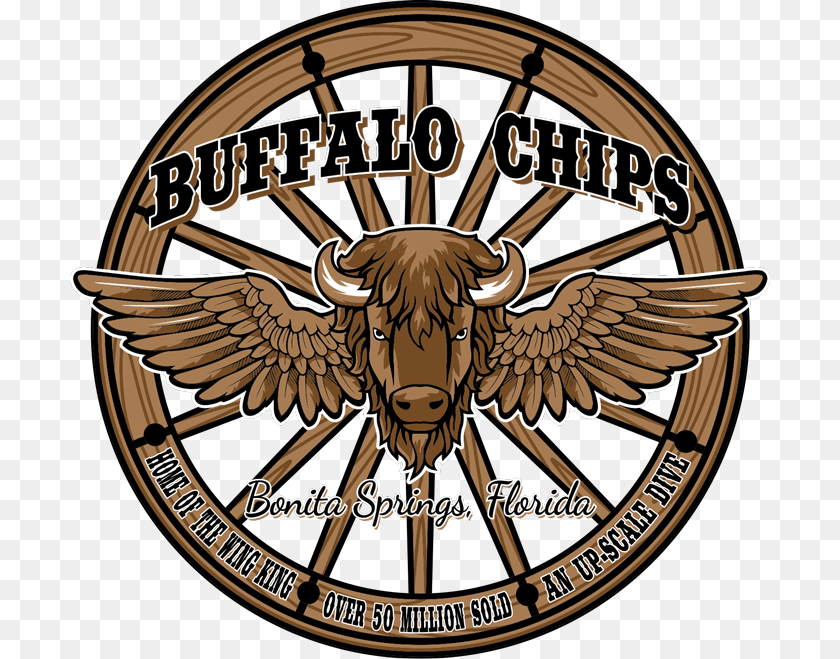 Menus Buffalo Chips, Emblem, Symbol, Logo, Badge Clipart PNG
