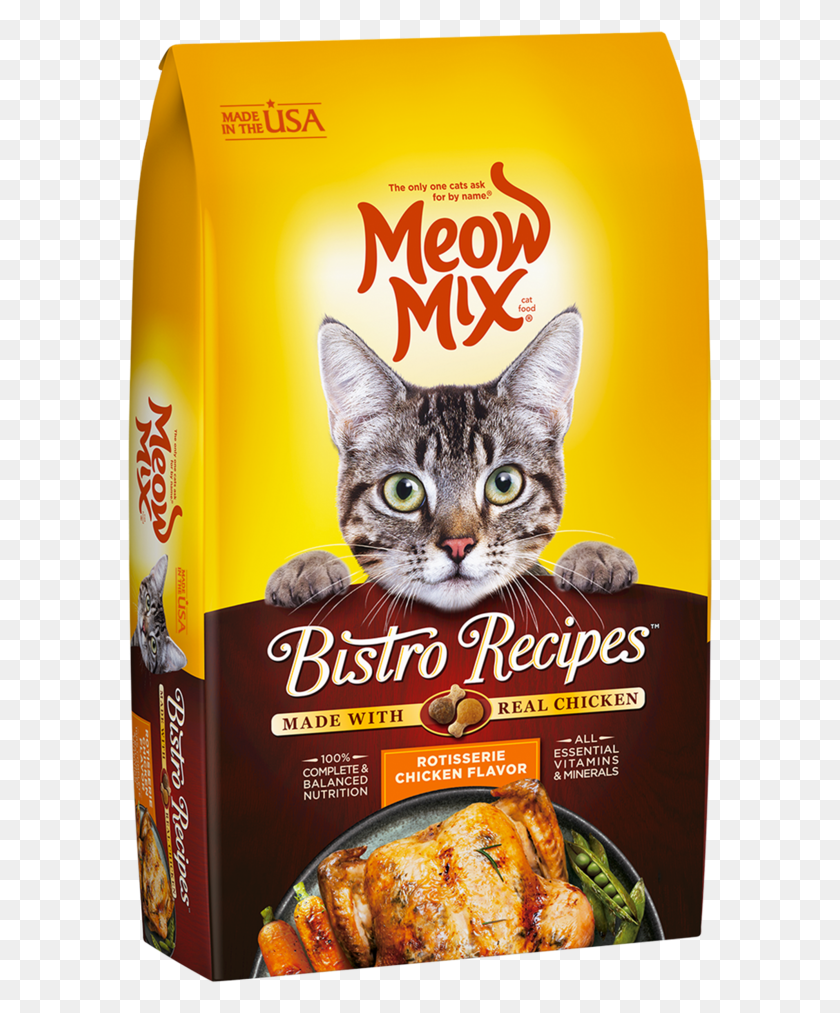 585x953 Meow Mix Bistro Recipes, Advertisement, Poster, Flyer HD PNG Download