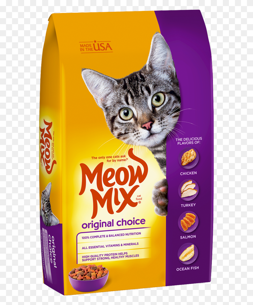 583x950 Meow Mix Hairball Control, Poster, Advertisement, Flyer HD PNG Download