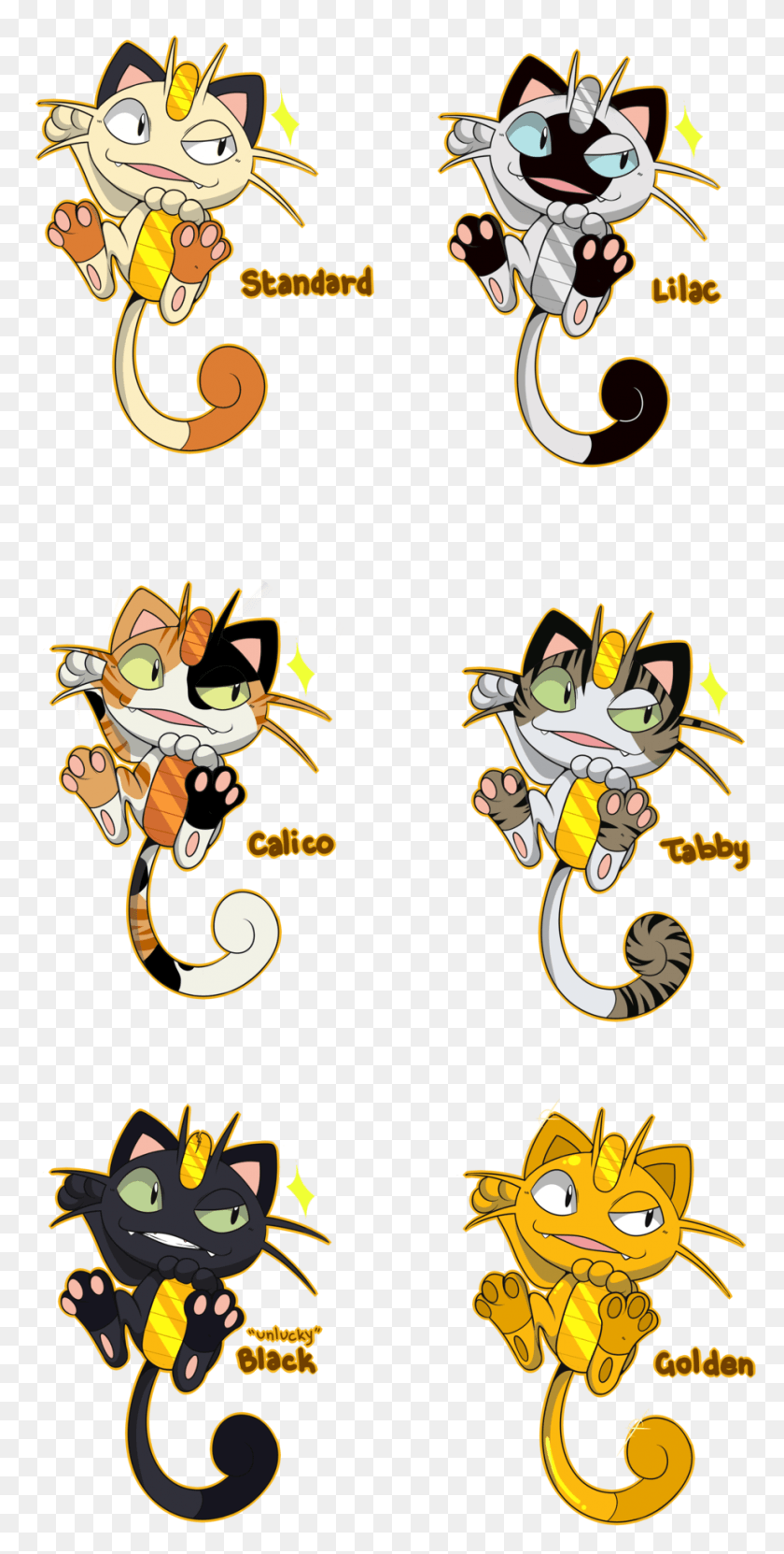 921x1893 Meowth Variations Pokemon Meowth Pre Evolution, Text, Graphics HD PNG Download