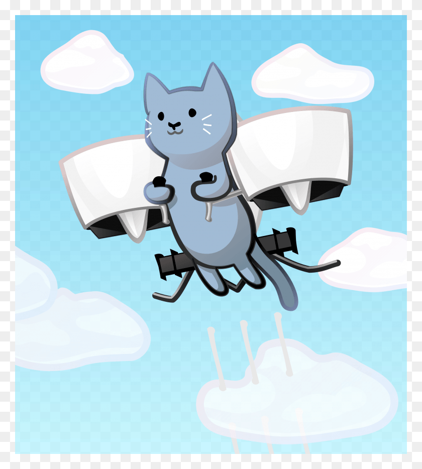 2475x2775 Meowtin Jetpack Cartoon, Beverage, Drink, Milk HD PNG Download