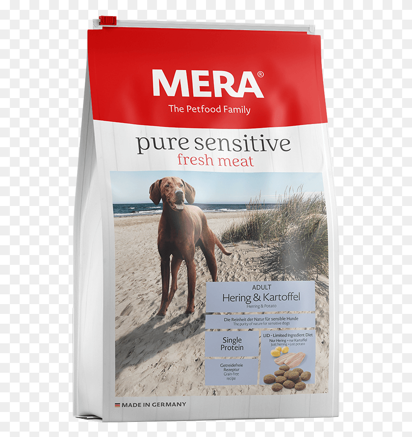 545x831 Mera Pure Sensitivefresh Meat Herring Amp Potatoesfor Mera Dog Pure Sensitive, Pet, Canine, Animal HD PNG Download