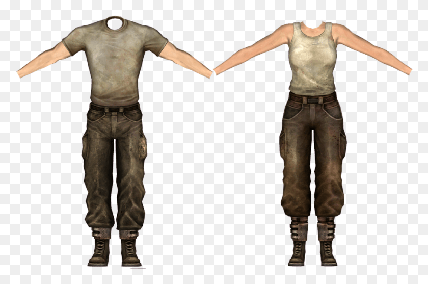 901x575 Merc Grunt Outfit Fallout New Vegas Vanilla Armor, Person, Human, Hand HD PNG Download