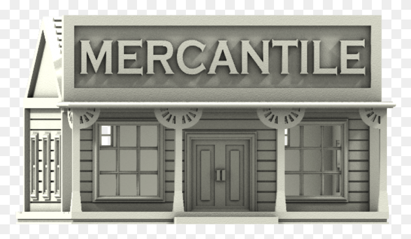 1313x725 Mercantile N Gauge Building Old West Scenery Library, Nature, Outdoors, Shelter HD PNG Download