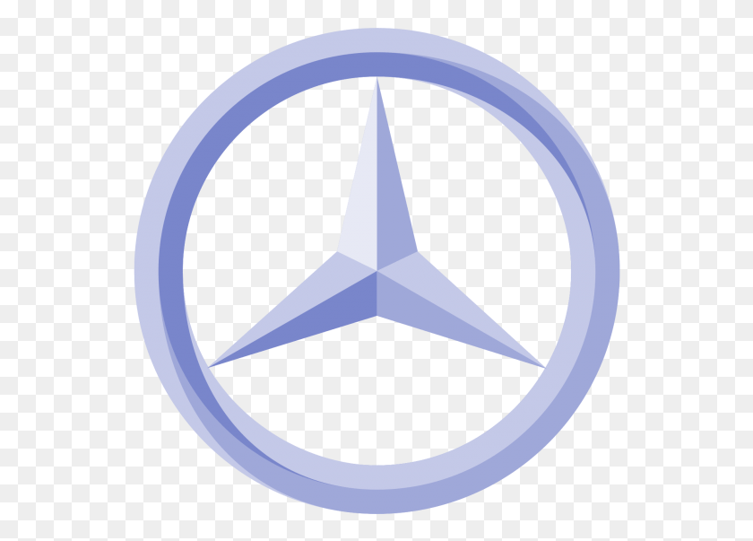 544x543 Mercedes Benz Logo Emblem, Symbol, Star Symbol, Trademark HD PNG Download