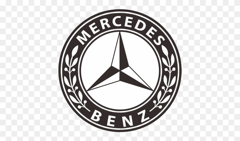 435x435 Descargar Png Mercedes Benz Logo Redondo, Símbolo, Símbolo De Estrella, Marca Registrada Hd Png