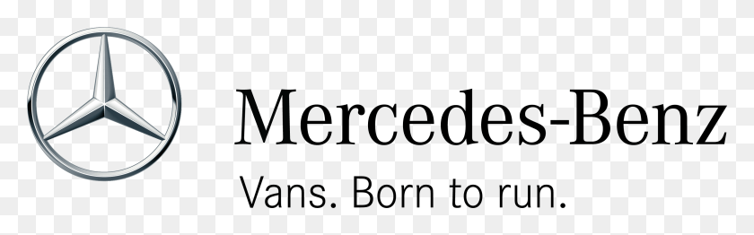 3083x800 Mercedes Benz Vans Logo 2 By Philip Parallel, Outdoors, Nature, Text HD PNG Download