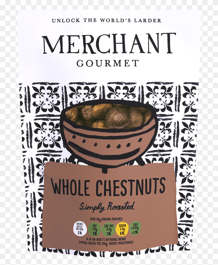 709x963 Merchant Gourmet Whole Chestnuts, Plant, Food, Advertisement HD PNG Download