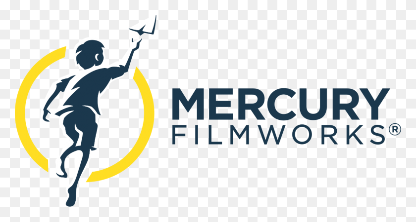 1200x600 Mercury Filmworks Logo, Symbol, Trademark, Arrow HD PNG Download