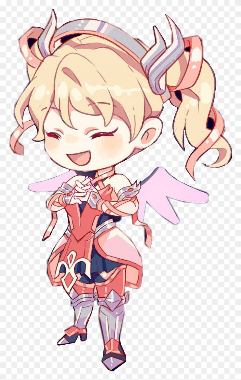 796x1288 Mercy Overwatch Overwatchmercy Pinkmercy Breastcancerawareness Cute Pink Mercy, Cupid, Person HD PNG Download