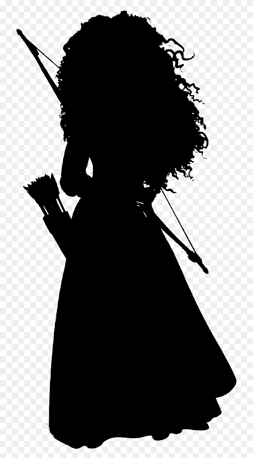 731x1457 Merida Silhouette The Silhouette Is There You Just Merida Disney Pixar Brave, Person, Human HD PNG Download
