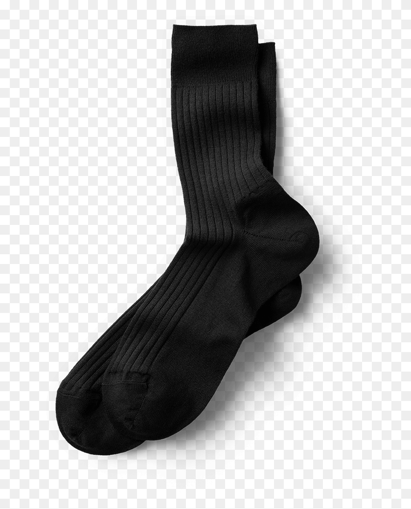 652x981 Merino Wollsocken Schwarz Sock, Clothing, Apparel, Shoe HD PNG Download