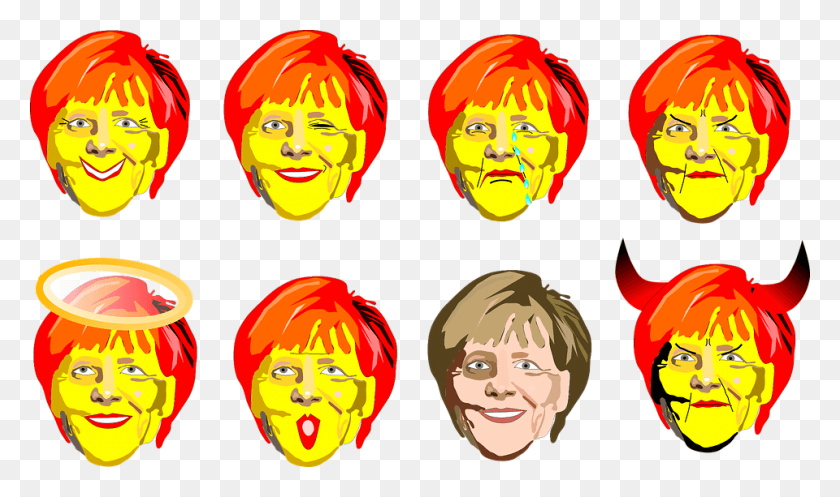 960x539 Merkel Smiley Politician Angela Merkel Smiley, Face, Person, Head HD PNG Download