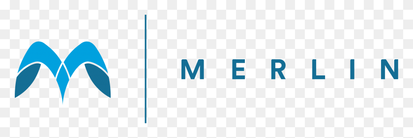 2413x688 Merlin Electric Blue, Logo, Symbol, Trademark HD PNG Download