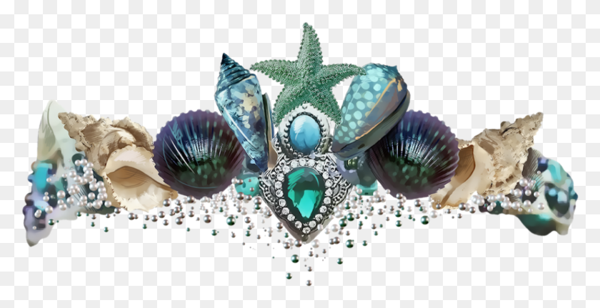 1002x477 Mermaid, Accessories, Accessory, Jewelry HD PNG Download