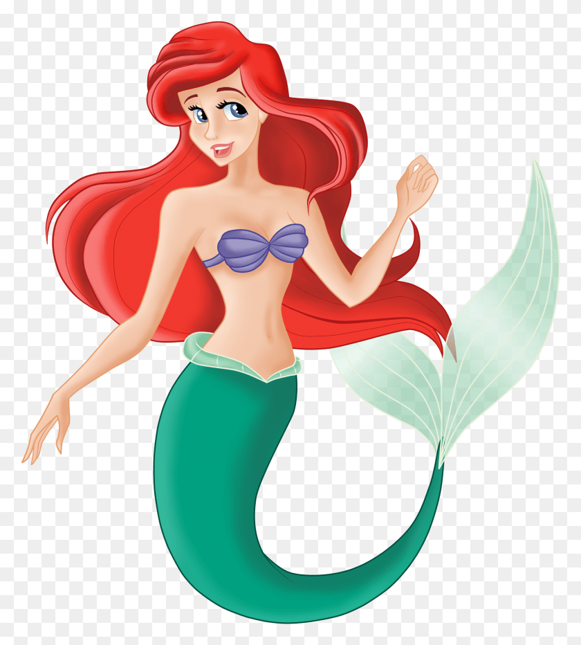 1841x2059 Mermaid Ariel Ariel La Petite Sirne Dessin Couleur, Person, Human, Clothing HD PNG Download