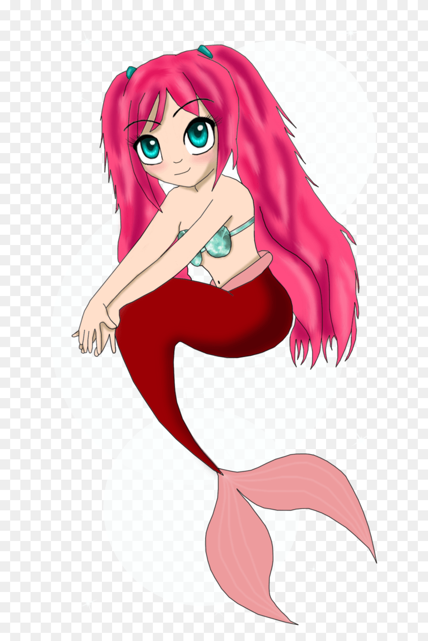 644x1196 Mermaid Chibi Cute Mermaid Sea Serpent Mythical Creatures Cartoon Cute Mythical Creature, Person, Human HD PNG Download