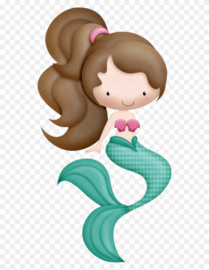 538x1024 Mermaids Little Girl Mermaid Clip Art, Doll, Toy, Figurine HD PNG Download