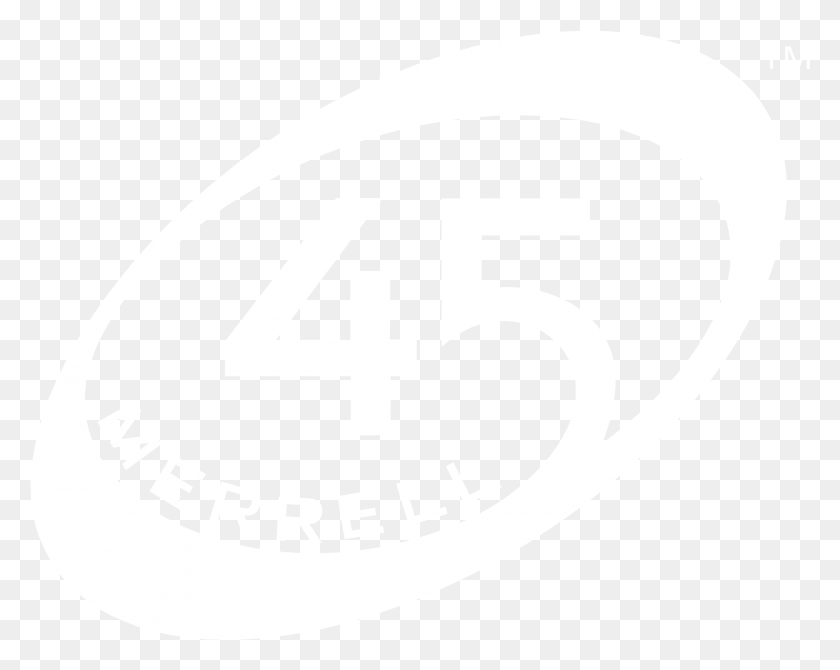 2331x1825 Merrell 45 Logo Black And White Johns Hopkins Logo White, Label, Text, Sticker HD PNG Download