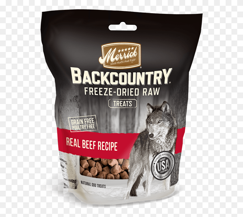 563x691 Descargar Png Merrick Backcountry Freeze Dried Grain Free Real Beef Merricks Backcountry Golosinas, Perro, Mascota, Canino Hd Png