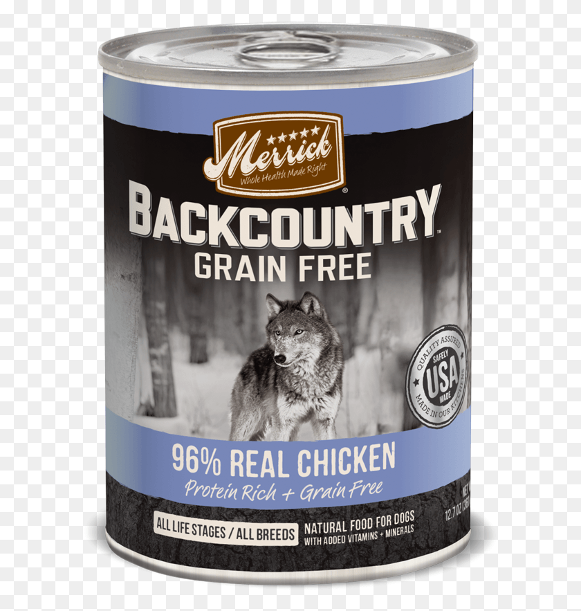 597x823 Merrick Backcountry Grain Free Backcountry 96 Chicken Dog Food, Beverage, Alcohol, Cat HD PNG Download