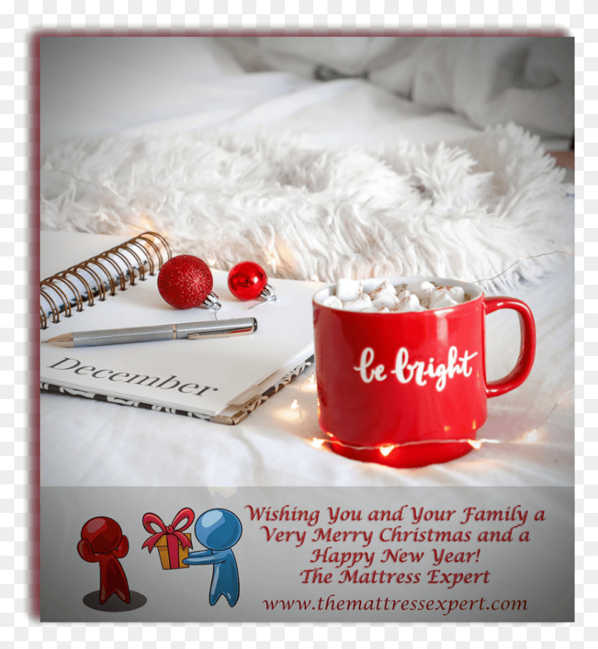 829x905 Merry Christmas Amp A Happy New Year, Text, Furniture, Coffee Cup HD PNG Download