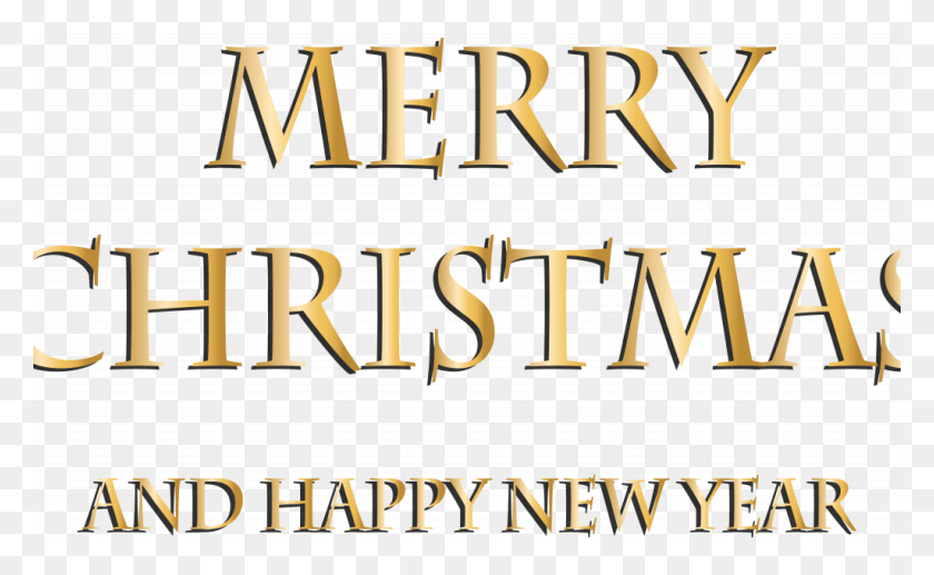 1024x600 Merry Christmas And Happy New Year Printable Banner Poster, Text, Number, Symbol HD PNG Download