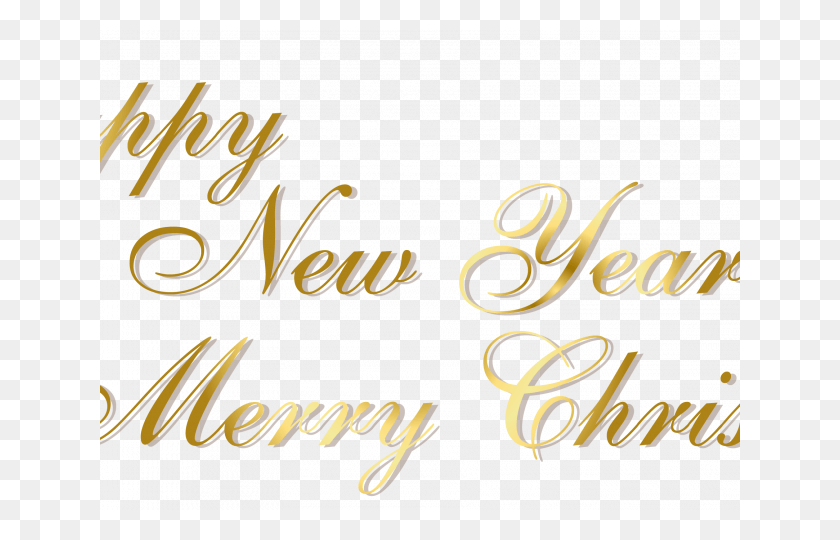 640x480 Merry Christmas And Happy New Year Religious 2 With Calligraphy, Text, Alphabet, Handwriting HD PNG Download