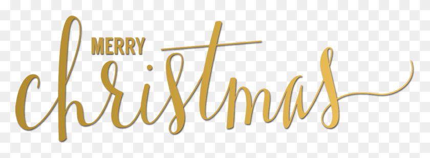 1256x403 Merry Christmas Gold Gold Merry Christmas Transparent, Text, Calligraphy, Handwriting HD PNG Download