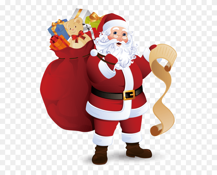 533x618 Merry Christmas Santa Claus Navidad, Elf, Toy, Performer HD PNG Download