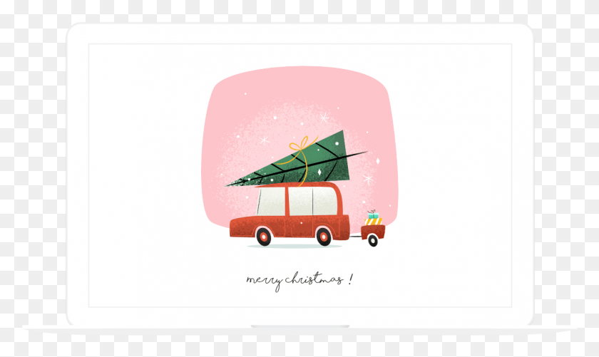 1223x692 С Рождеством Христовым Обои Автобус, Транспортное Средство, Транспорт, Караван Hd Png Скачать