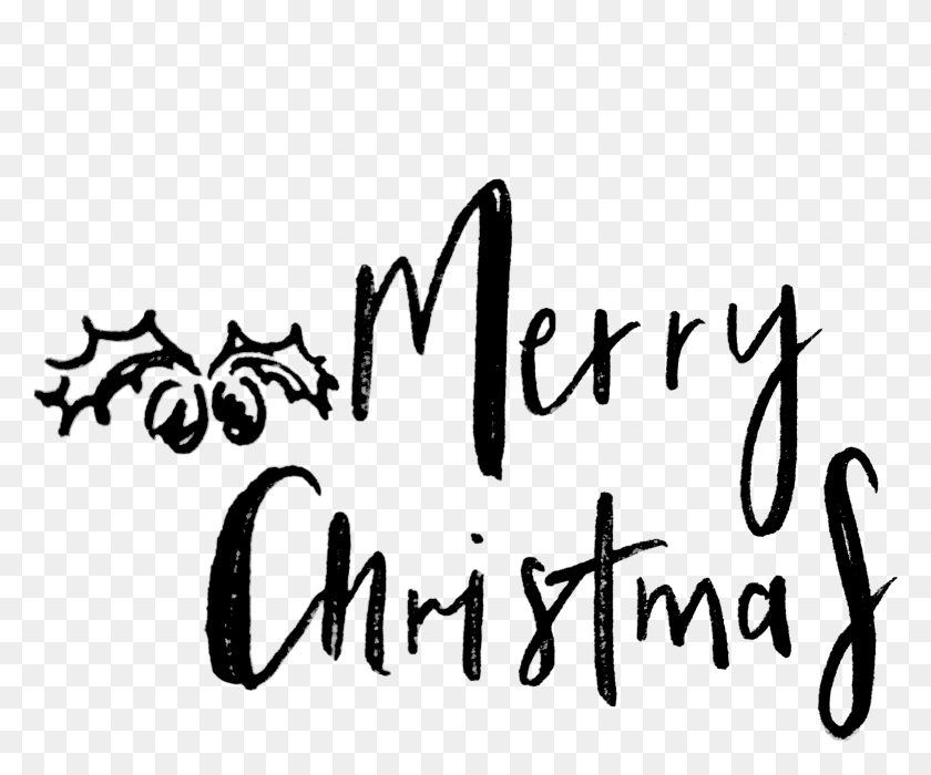 2588x2124 Merry Christmas Word Art, Text, Handwriting, Calligraphy HD PNG Download