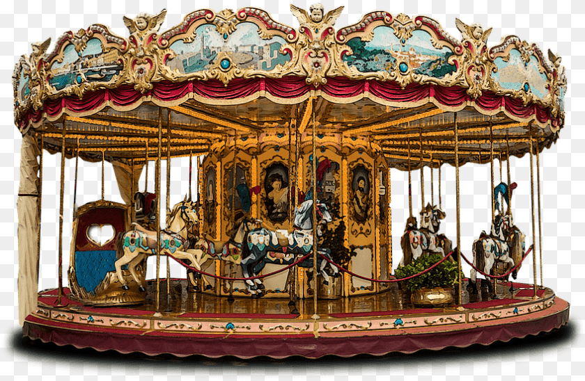 Merry Go Round Piazza Della Repubblica, Amusement Park, Play, Carousel, Plant PNG