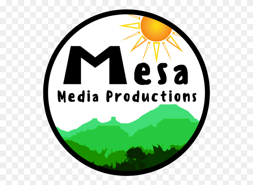 555x555 Descargar Png Mesa Media Productions Transmisiones Programas Locales Eventos Círculo, Etiqueta, Texto, Vegetación Hd Png