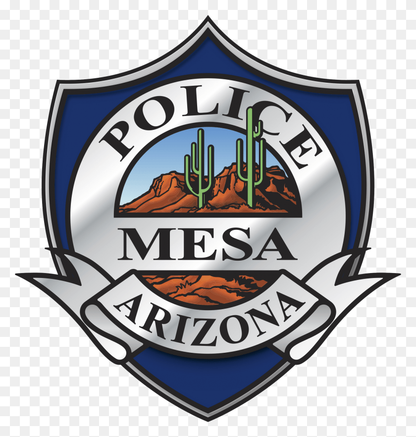 1799x1896 Mesa Pd Shield Logo Mesa Pd, Symbol, Trademark, Emblem HD PNG Download