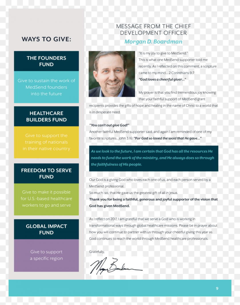 960x1242 Message From The Chief Development Officer Morgan D Brochure, Advertisement, Poster, Flyer HD PNG Download