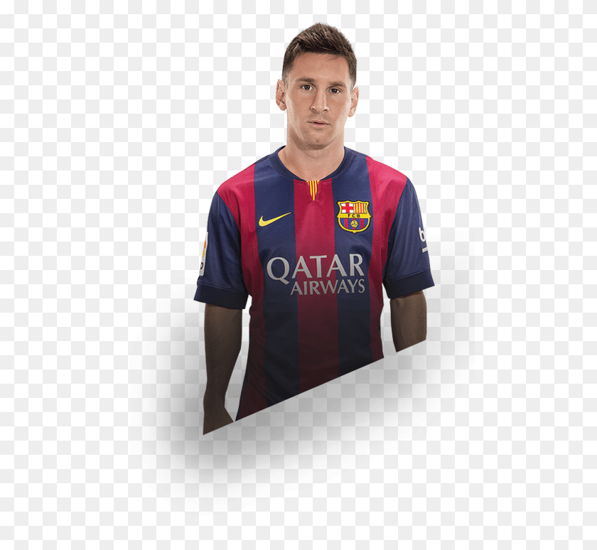 496x714 Messi Vs Ronaldo Lionel Messi, Clothing, Apparel, Person HD PNG Download